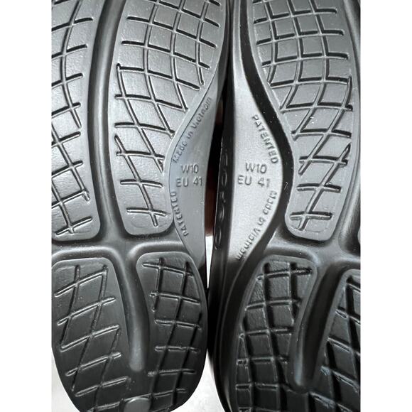 OOFOS OOriginal Thong Recovery Sandals Black Women’s Size 10 EU 41 Comfort Slide - Picture 9 of 9